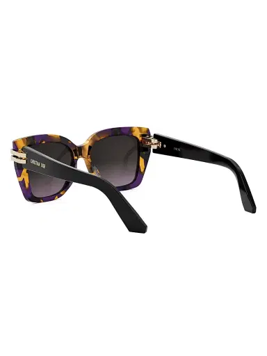 Dior Women's C S1I 52MM Square Sunglasses - Purple Orange Havana Gradient | Thumbnail 4 Dior Women's C S1I 52MM Square Sunglasses - Purple Orange Havana Gradient | Thumbnail 4