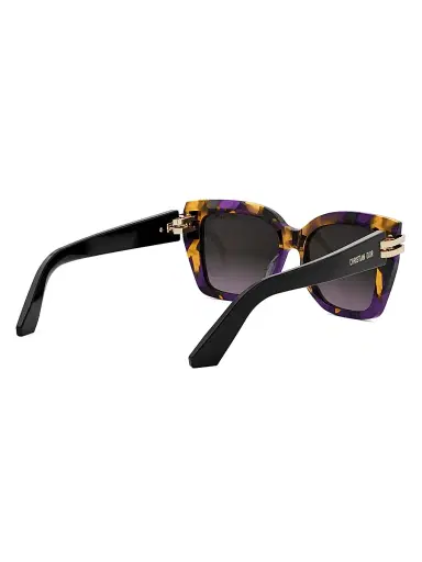 Dior Women's C S1I 52MM Square Sunglasses - Purple Orange Havana Gradient | Thumbnail 6 Dior Women's C S1I 52MM Square Sunglasses - Purple Orange Havana Gradient | Thumbnail 6