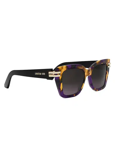 Dior Women's C S1I 52MM Square Sunglasses - Purple Orange Havana Gradient | Thumbnail 8 Dior Women's C S1I 52MM Square Sunglasses - Purple Orange Havana Gradient | Thumbnail 8