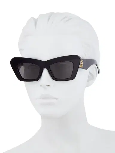 Loewe Women's 50MM Cat-Eye Sunglasses - Black | Thumbnail 4