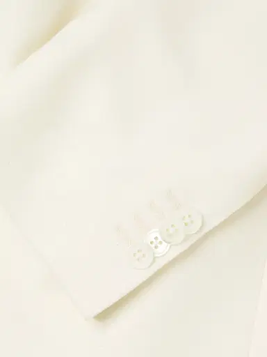 CORNELIANI Men's Peak-Lapel Tailored Jacket - White - Size 48 | Thumbnail 6 CORNELIANI Men's Peak-Lapel Tailored Jacket - White - Size 48 | Thumbnail 6