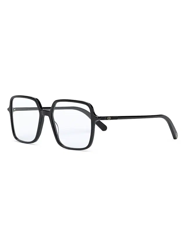 CELINE Women's Minicdo S2i 48MM Square Eyeglasses - Clear Black