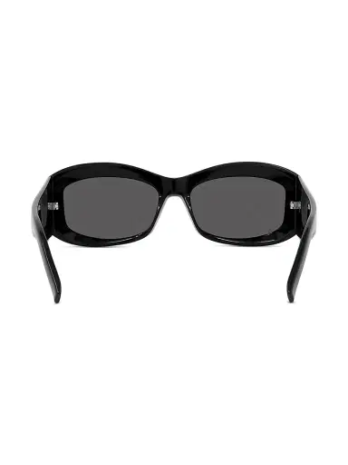 Givenchy Women's G180 56MM Square Sunglasses - Shiny Black | Thumbnail 6