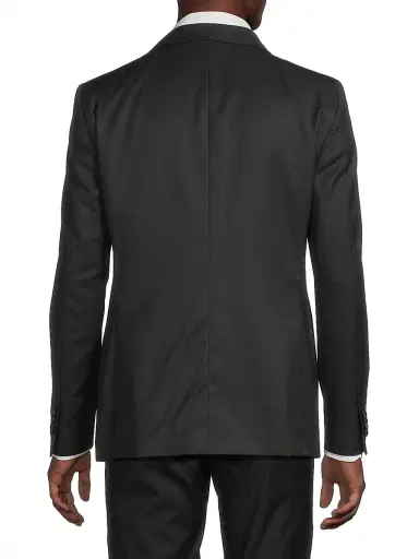 CORNELIANI Men's Jacquard Tuxedo Peak-Lapel Jacket - Black - Size 48 | Thumbnail 5