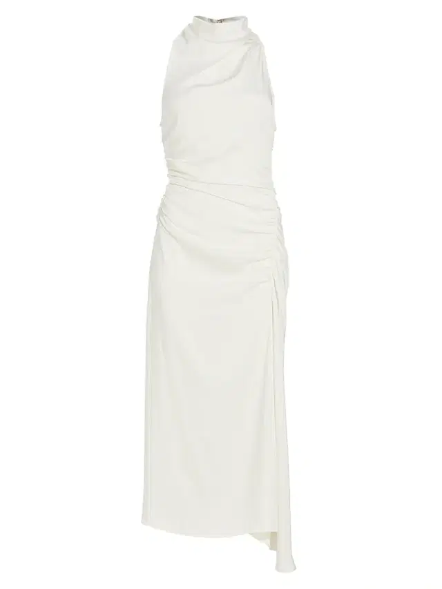 A.L.C. Women's Inez Satin Halter Dress - Whisper White