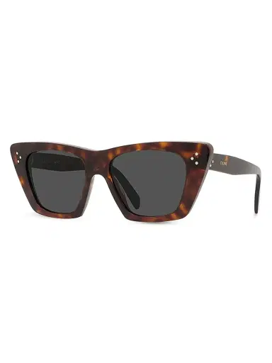 CELINE Women's 51MM Cat-Eye Sunglasses - Dark Havana | Thumbnail 1 CELINE Women's 51MM Cat-Eye Sunglasses - Dark Havana | Thumbnail 1