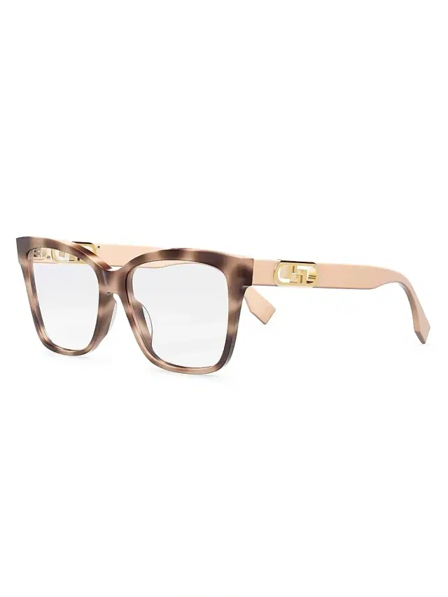 Women's O'Lock FE50025I Eyeglasses - Clear Havana Beige