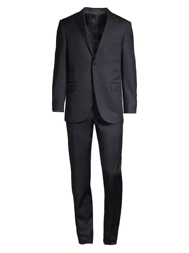 CORNELIANI Men's Academy Wool Suit - Navy - Size 44 | Thumbnail 1