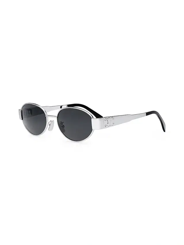 CELINE Women's Triomphe 54MM Oval Sunglasses - Palladium