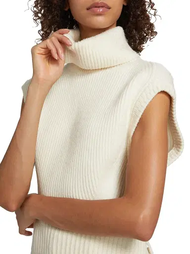 SIMKHAI Women's Maple Ribbed Sleeveless Top - | Thumbnail 6 SIMKHAI Women's Maple Ribbed Sleeveless Top - | Thumbnail 6