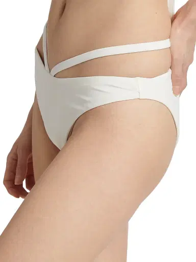 Simkhai Women's Emmalynn Strappy Bikini Bottoms - White - Size Large | Thumbnail 5 Simkhai Women's Emmalynn Strappy Bikini Bottoms - White - Size Large | Thumbnail 5