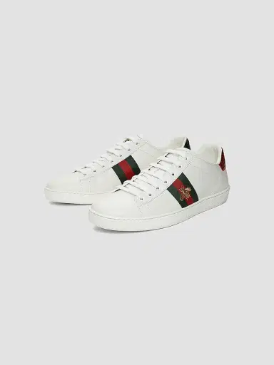 Gucci Women's New Ace Bee Embroidered Sneakers - White - Size 12 | Thumbnail 2 Gucci Women's New Ace Bee Embroidered Sneakers - White - Size 12 | Thumbnail 2
