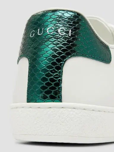 Gucci Women's New Ace Bee Embroidered Sneakers - White - Size 12 | Thumbnail 5 Gucci Women's New Ace Bee Embroidered Sneakers - White - Size 12 | Thumbnail 5