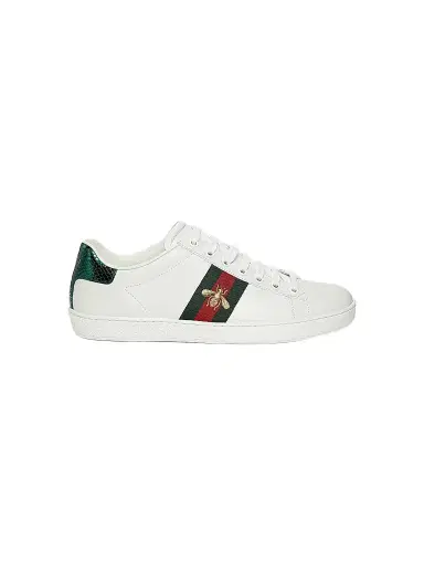 Gucci Women's New Ace Bee Embroidered Sneakers - White - Size 12 | Thumbnail 1 Gucci Women's New Ace Bee Embroidered Sneakers - White - Size 12 | Thumbnail 1