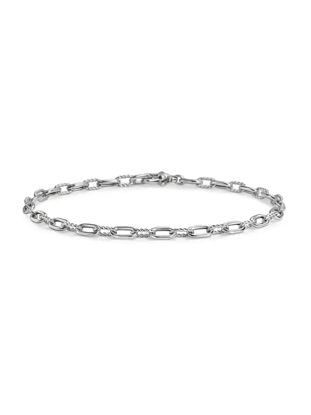 Women's DY Madison Chain Bracelet in Sterling Silver, 3mm - Silver