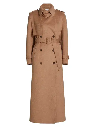 Simkhai Women's Rumi Belted Wool-Blend Coat - Camel - Size XL | Thumbnail 1 Simkhai Women's Rumi Belted Wool-Blend Coat - Camel - Size XL | Thumbnail 1
