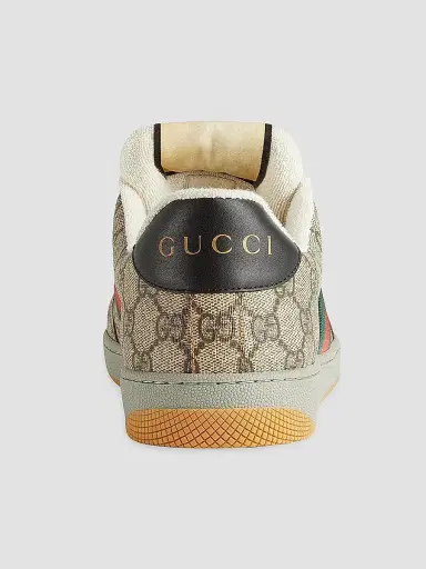Gucci Men's Screener GG Supreme Canvas Sneakers - Brown - Size 6.5 | Thumbnail 3 Gucci Men's Screener GG Supreme Canvas Sneakers - Brown - Size 6.5 | Thumbnail 3