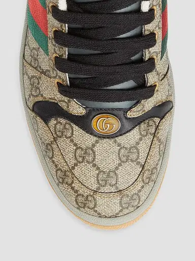 Gucci Men's Screener GG Supreme Canvas Sneakers - Brown - Size 6.5 | Thumbnail 4 Gucci Men's Screener GG Supreme Canvas Sneakers - Brown - Size 6.5 | Thumbnail 4
