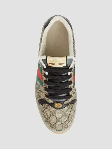 Gucci Men's Screener GG Supreme Canvas Sneakers - Brown - Size 6.5 | Thumbnail 5 Gucci Men's Screener GG Supreme Canvas Sneakers - Brown - Size 6.5 | Thumbnail 5