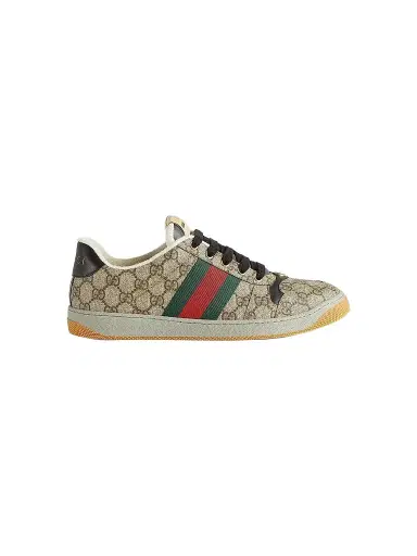Gucci Men's Screener GG Supreme Canvas Sneakers - Brown - Size 6.5 | Thumbnail 1 Gucci Men's Screener GG Supreme Canvas Sneakers - Brown - Size 6.5 | Thumbnail 1