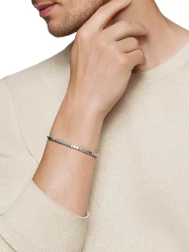 David Yurman Men's Spiritual Beads Cushion Bracelet - Sterling Silver | Thumbnail 2