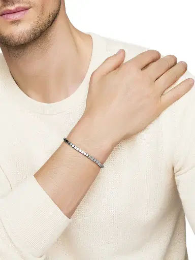 David Yurman Men's Spiritual Beads Cushion Bracelet - Sterling Silver | Thumbnail 8