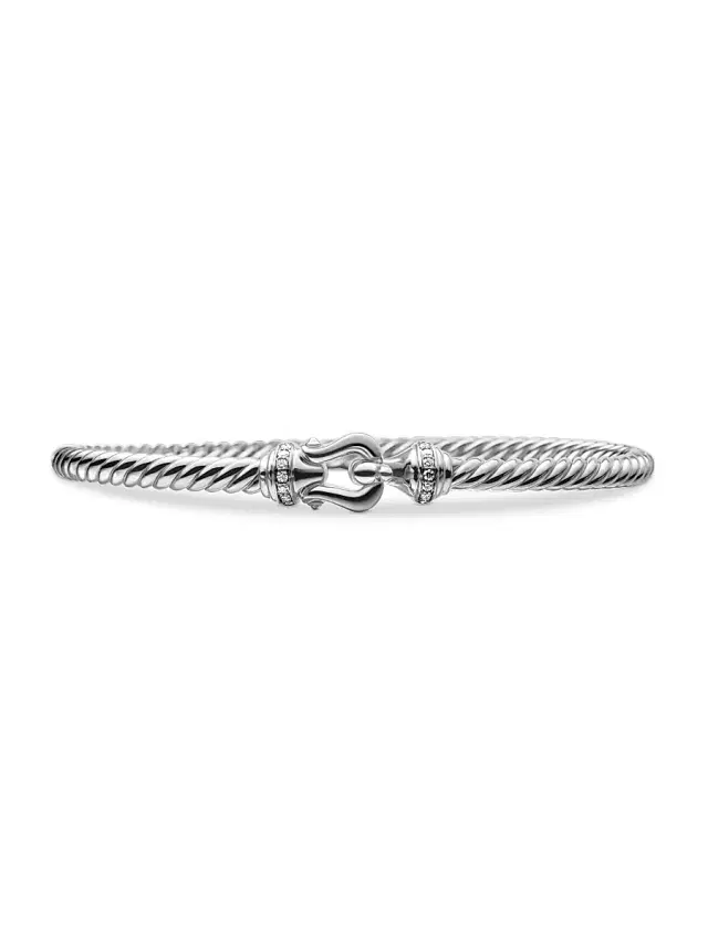 Women's Cable Collectibles 18K White Gold & Diamond Bracelet - White Gold