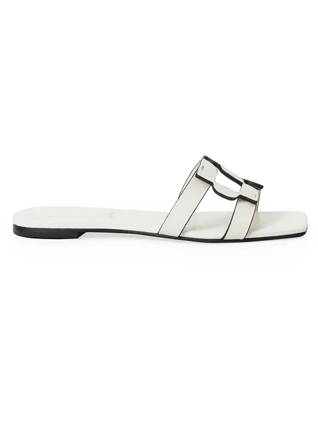 SIMKHAI Women's Simkhai Monogram Leather Sandals -