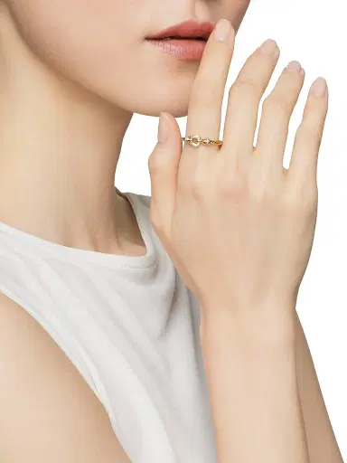 David Yurman Women's Cable Collectibles 18K Yellow Gold & Diamond Ring - Yellow Gold | Thumbnail 2 David Yurman Women's Cable Collectibles 18K Yellow Gold & Diamond Ring - Yellow Gold | Thumbnail 2