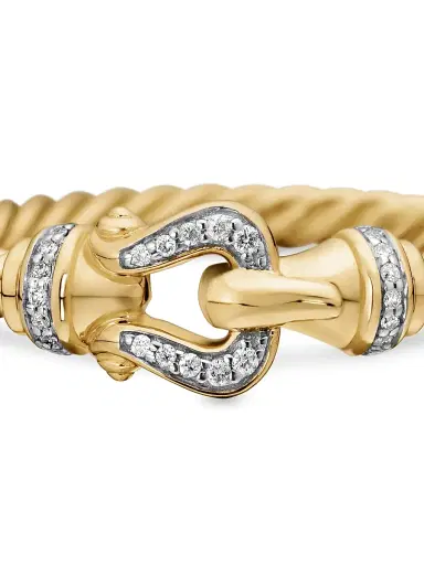 David Yurman Women's Cable Collectibles 18K Yellow Gold & Diamond Ring - Yellow Gold | Thumbnail 7 David Yurman Women's Cable Collectibles 18K Yellow Gold & Diamond Ring - Yellow Gold | Thumbnail 7
