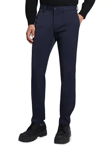 Theory Men's Zaine Neoteric Slim-Fit Pants - Navy - Size 40 | Thumbnail 4