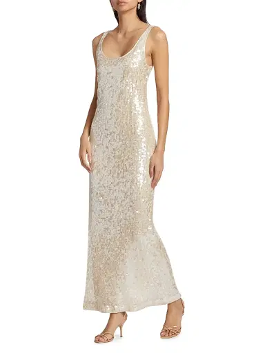Simkhai Women's Bex Sequined Tank Maxi Dress | Thumbnail 2 Simkhai Women's Bex Sequined Tank Maxi Dress | Thumbnail 2
