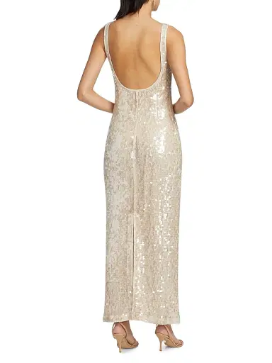 Simkhai Women's Bex Sequined Tank Maxi Dress | Thumbnail 5 Simkhai Women's Bex Sequined Tank Maxi Dress | Thumbnail 5