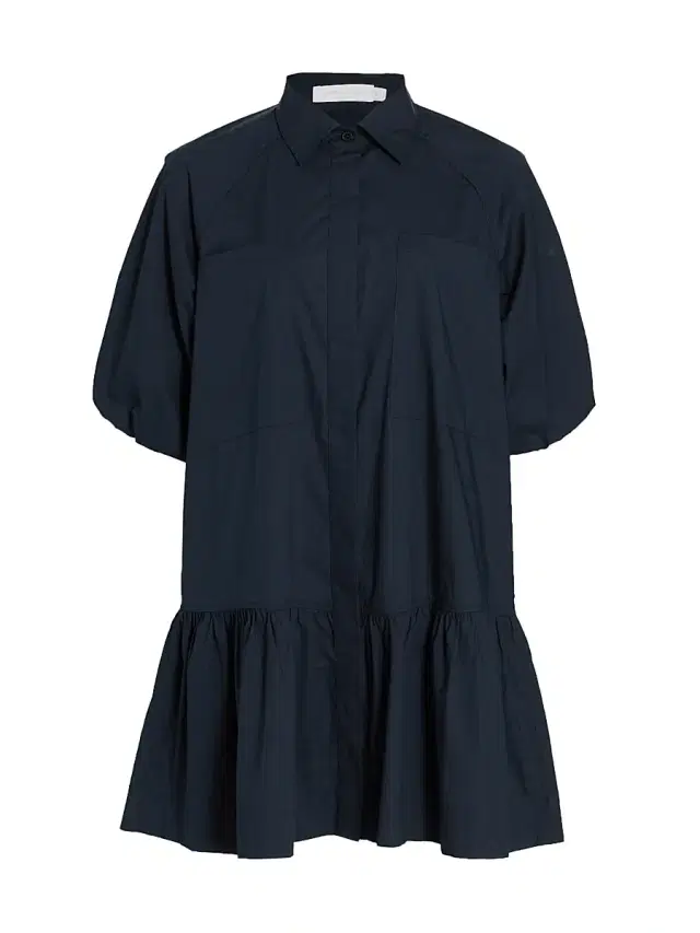 Women's Crissy Cotton Poplin Mini Shirtdress - Midnight