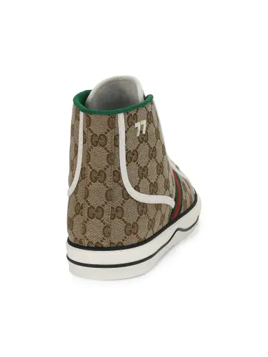 Gucci Men's Tennis 1977 High-Top Sneakers - Beige | Thumbnail 2