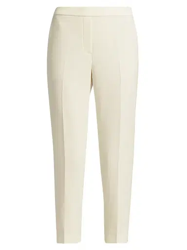 Theory Women's Treeca Pull-On Ankle Trousers | Thumbnail 1
