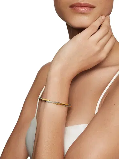David Yurman Women's Petite Infinity Bracelet in Sterling Silver - Silver | Thumbnail 7