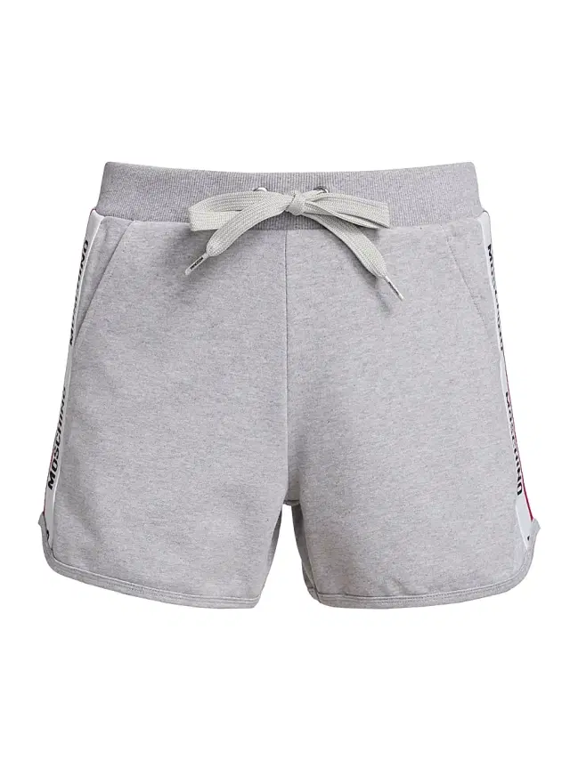 Women's Logo Tape Sweat Shorts - Grey