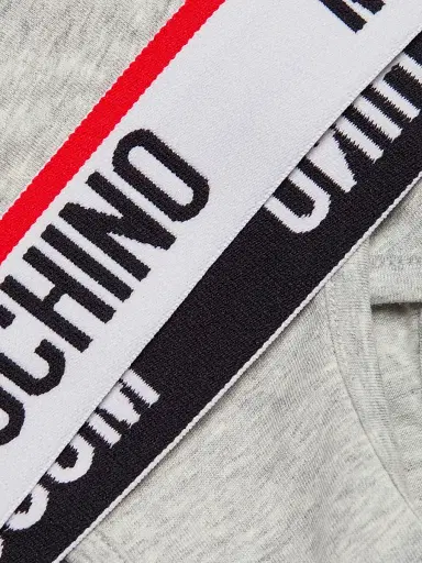 MOSCHINO Women's Core Logo-Hem Sports Bra | Thumbnail 6