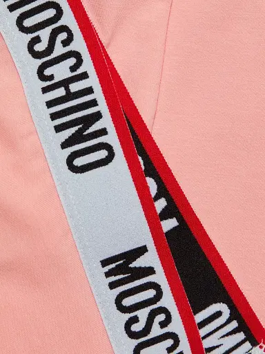 MOSCHINO Women's Core Banded Logo-Waist Leggings - Pink - Size Small | Thumbnail 7