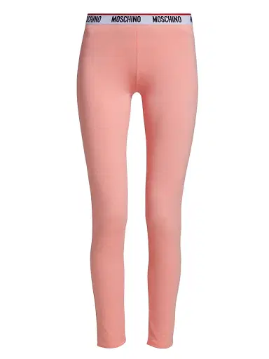 MOSCHINO Women's Core Banded Logo-Waist Leggings - Pink - Size Small | Thumbnail 1