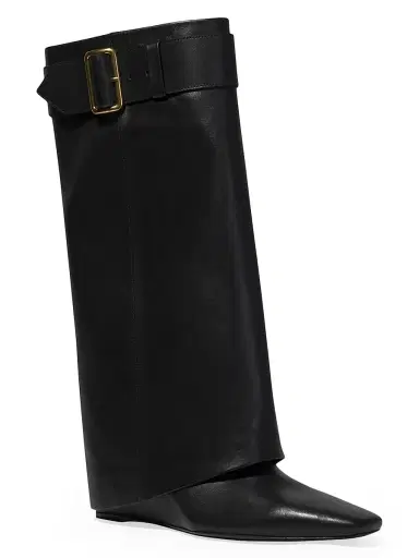 Simkhai Women's Frejya 70MM Suede Boots - Black - Size 11 | Thumbnail 2 Simkhai Women's Frejya 70MM Suede Boots - Black - Size 11 | Thumbnail 2