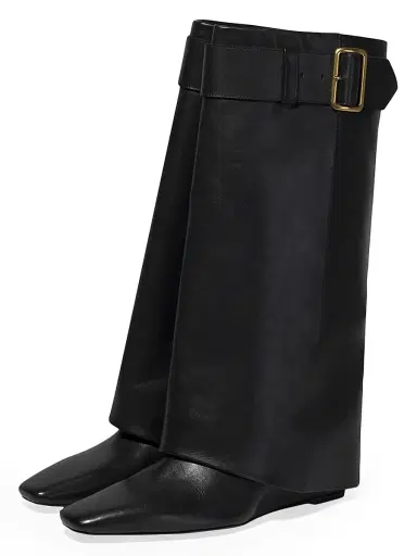 Simkhai Women's Frejya 70MM Suede Boots - Black - Size 11 | Thumbnail 4 Simkhai Women's Frejya 70MM Suede Boots - Black - Size 11 | Thumbnail 4