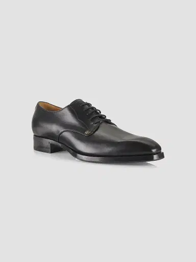 Gucci Men's Leather Logo Oxfords - Black - Size 13 | Thumbnail 2 Gucci Men's Leather Logo Oxfords - Black - Size 13 | Thumbnail 2