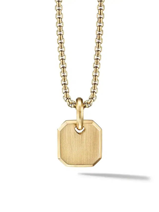 Men's Roman Amulet in 18K Yellow Gold, 15MM - Gold