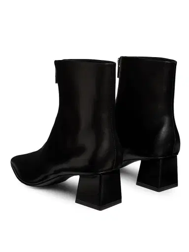 Simkhai Women's Ryder Zip-Front Leather Boots - Black | Thumbnail 3 Simkhai Women's Ryder Zip-Front Leather Boots - Black | Thumbnail 3