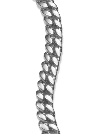David Yurman Men's Curb Chain Bracelet in Platinum, 8MM | Thumbnail 6