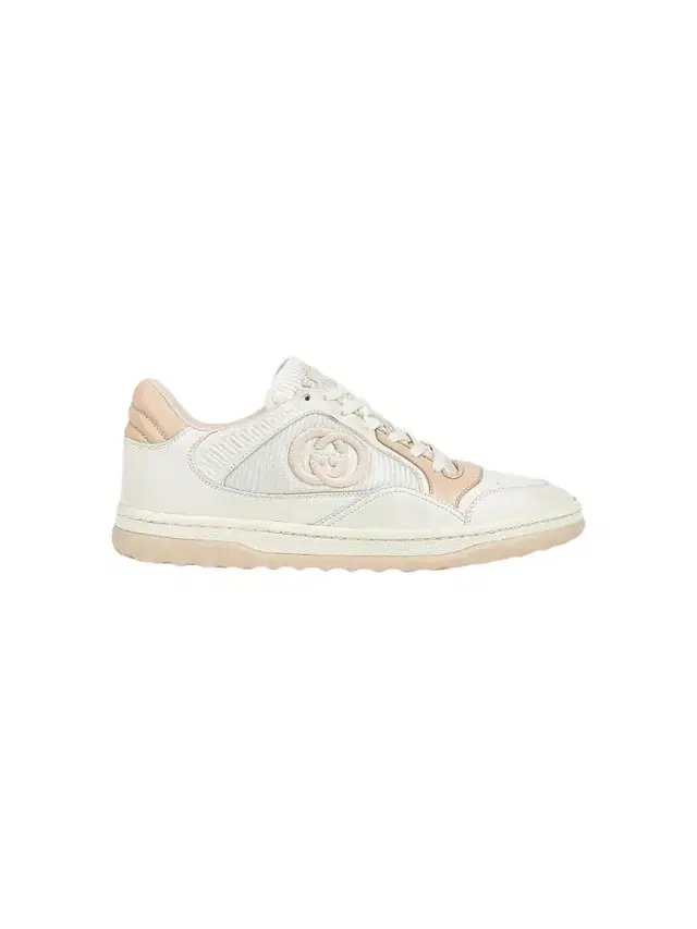 Women's MAC80 Leather Low-Top Sneakers - Beige Peach