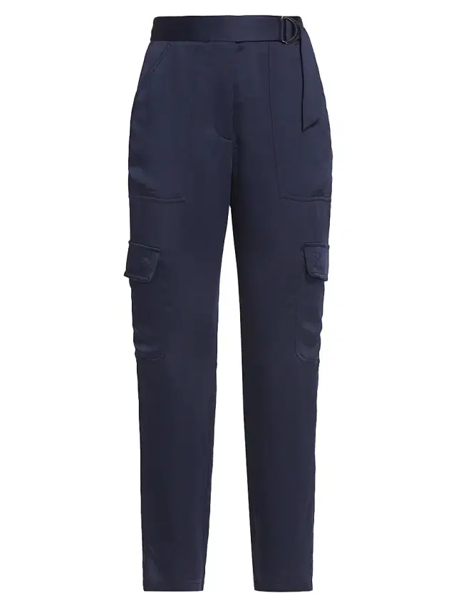 SIMKHAI Women's Carolina Belted Cargo Pants - Midnight