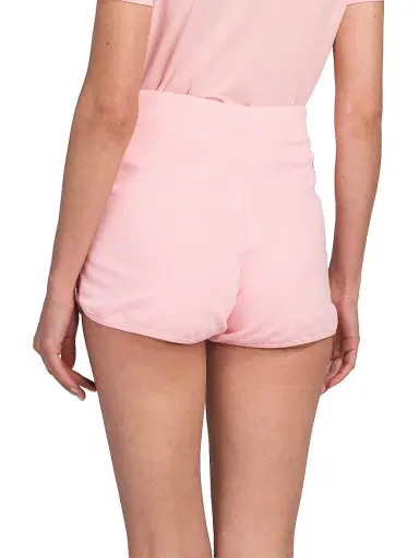 MOSCHINO Women's Stretch-Cotton Track Shorts - Pink - Size Medium | Thumbnail 5 MOSCHINO Women's Stretch-Cotton Track Shorts - Pink - Size Medium | Thumbnail 5